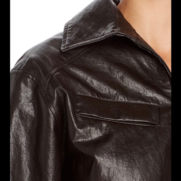 ba&sh Sophia Faux Leather Dress - Picture 6 of 9